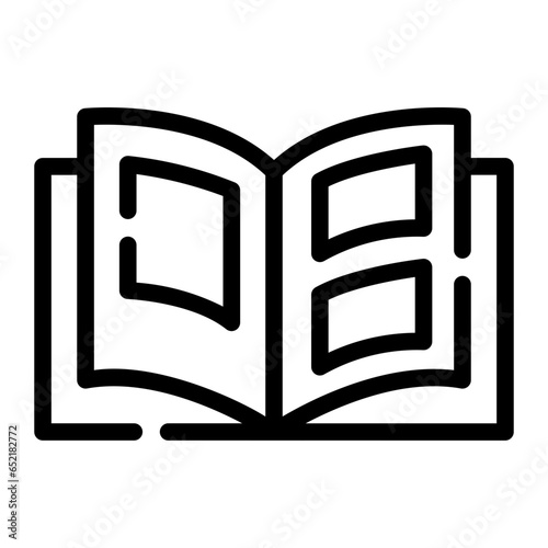 photo album Line Icon