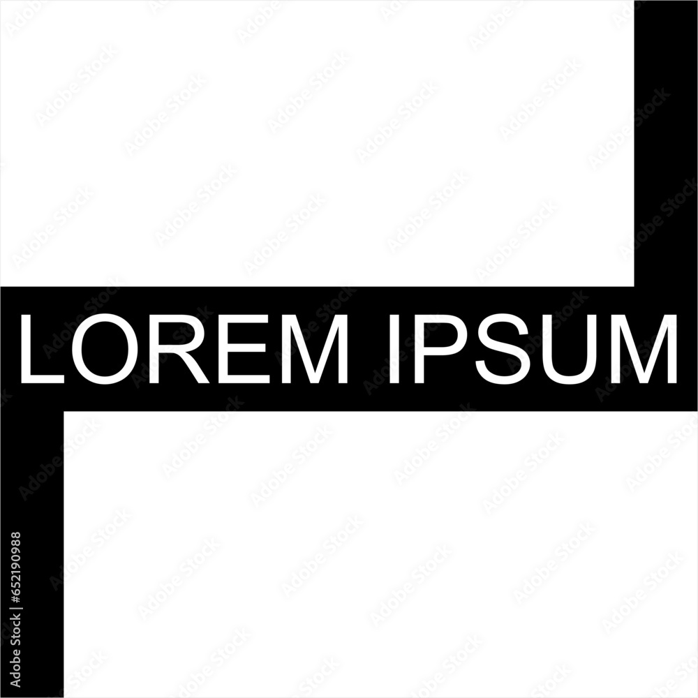 Fototapeta premium Lorem ipsum logo