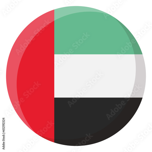 United Arab Emirates Flag Circle