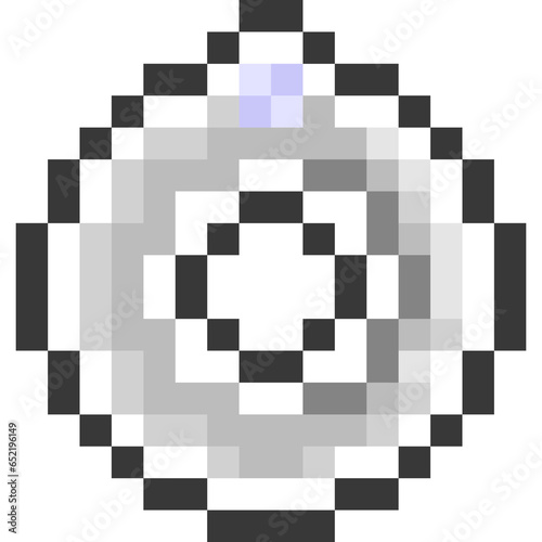 Pixel art wedding ring icon 2