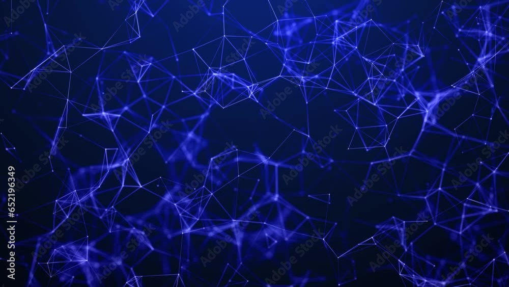Colored polygonal space. Connection dots and lines structure. Digital background. Technology background. Triangular futuristic business wallpaper. Plexus. 3D rendering. 4k animation. Colored polygonal space. Connection dots and lines structure. Digital background. Technology background. Triangular futuristic business wallpaper. Plexus. 3D rendering. 4k animation.
