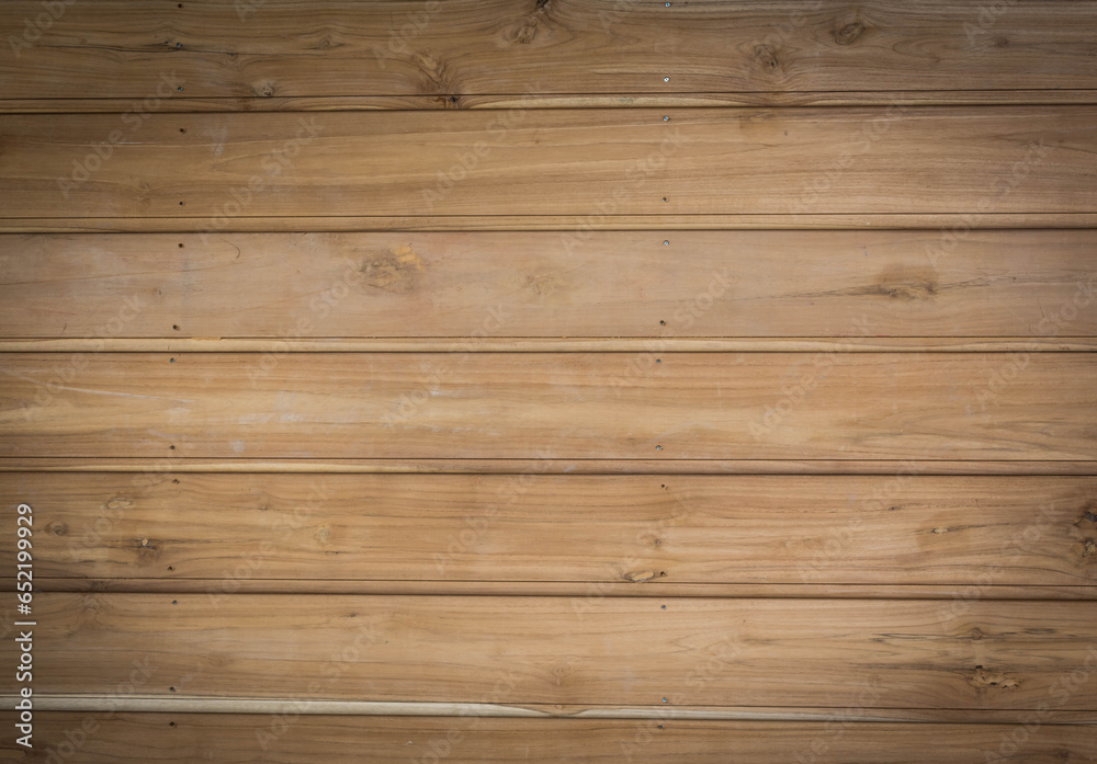Fototapeta premium Brown wooden table for backgrund.