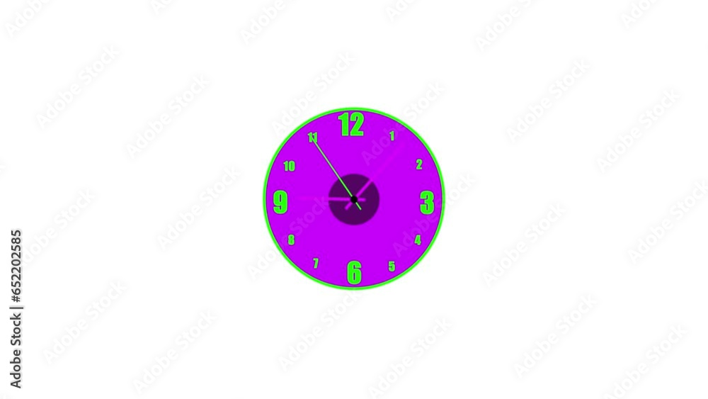 4K (UltraHD) loop able video animation of time lapse of clock on white background. clock icon e_1242 4K (UltraHD) loop able video animation of time lapse of clock on white background. clock icon e_1242