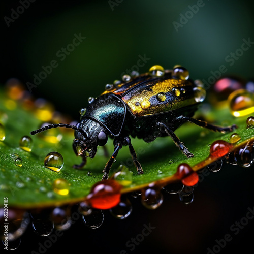 Black amoled and insects wallpaper photography © Drfruit