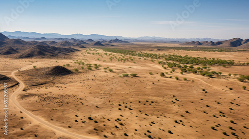 Fotografie, Tablou Arid and semi arid areas in Northern Africa