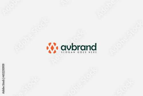 AV company brand logo design