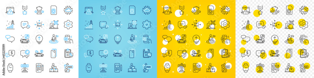 Vector icons set of Best chef, Spanner and Development plan line icons pack for web with Smartwatch, Attraction, Online question outline icon. Qr code, Payment received. Vector