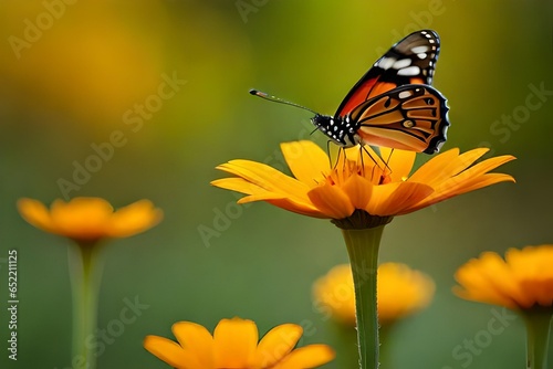 butterfly on the yellow flower © misbah
