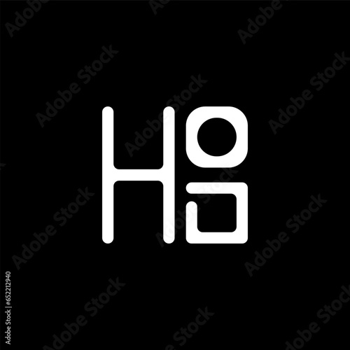 HOD letter logo abstract creative design. HOD unique design, HOD minimalist element design.	