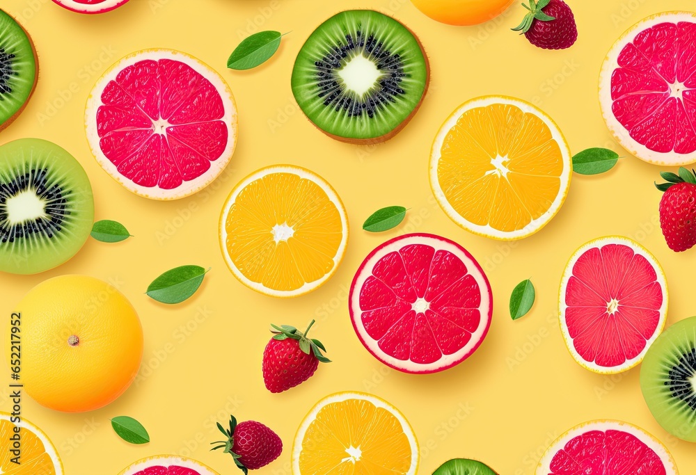 mixed fruit pattern banner wallpaper mixed fruit pattern banner wallpaper