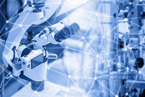 Electronic microscope. Scie...