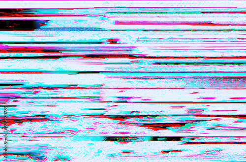 Abstract glitch digital color background