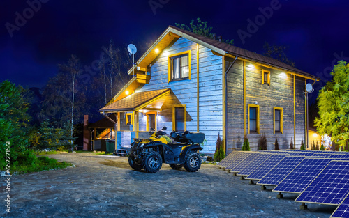 Country house. Quad bike ne...