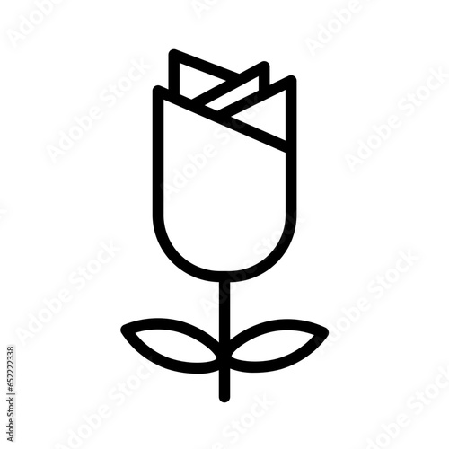 Flower Plent Usa Outline Icon photo