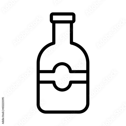 Healthy Organic Vinegar Outline Icon