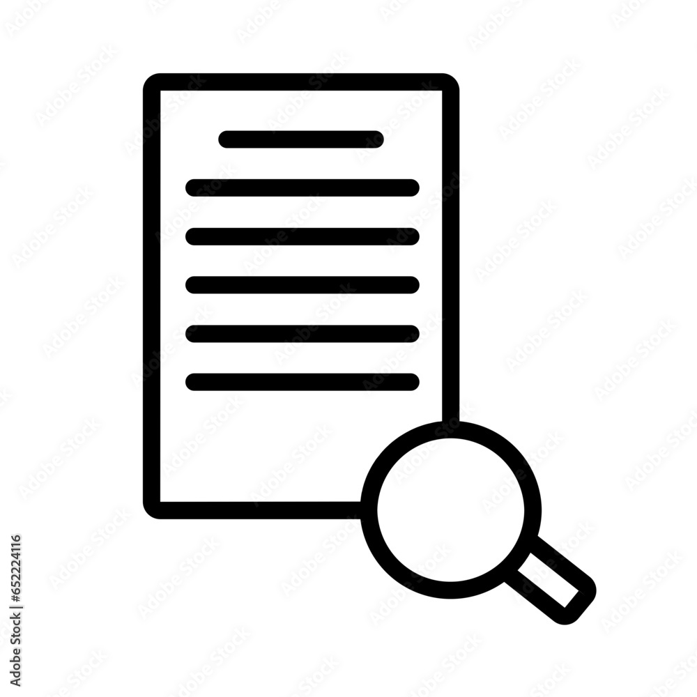 Search Folder File Outline Icon
