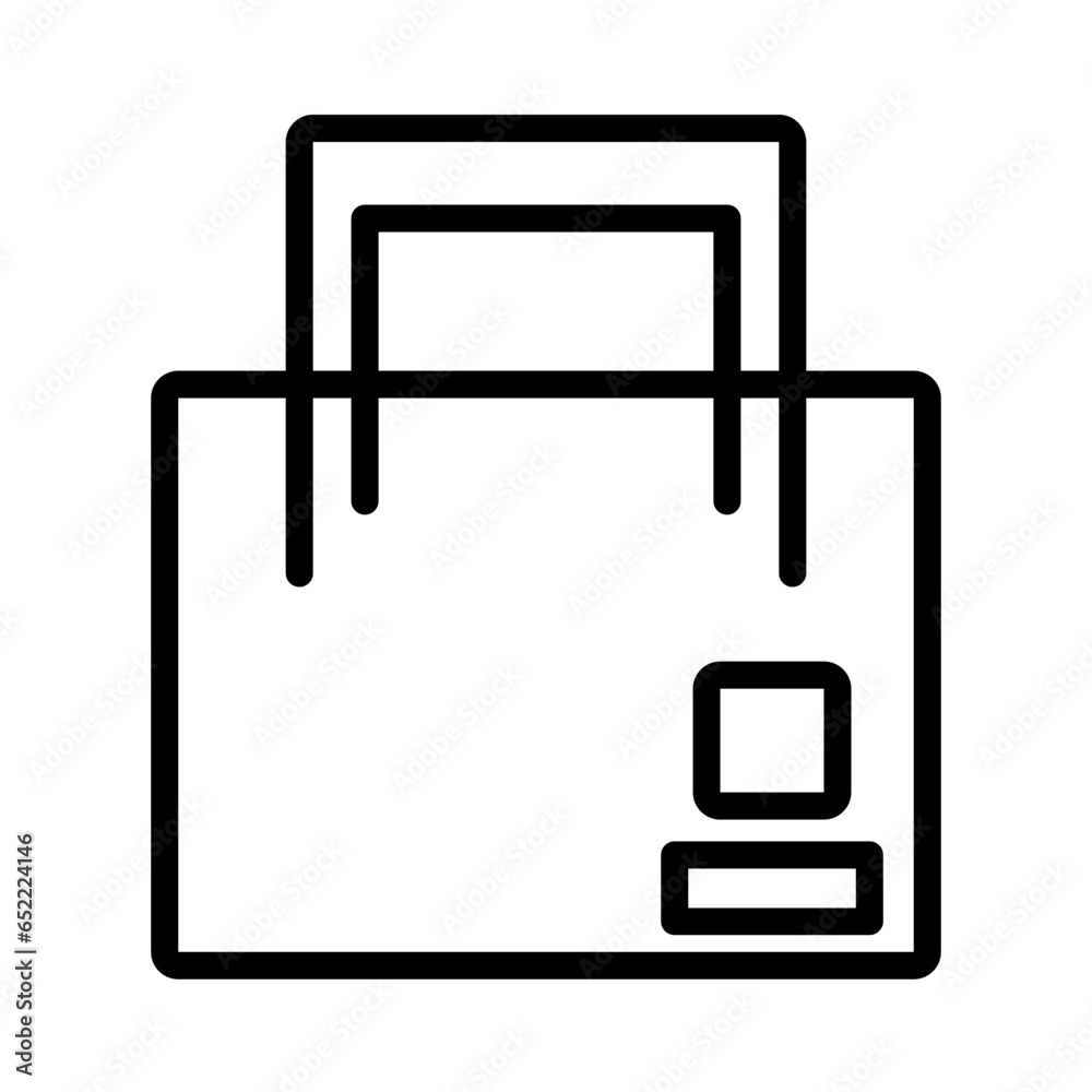 File Data Folder Outline Icon