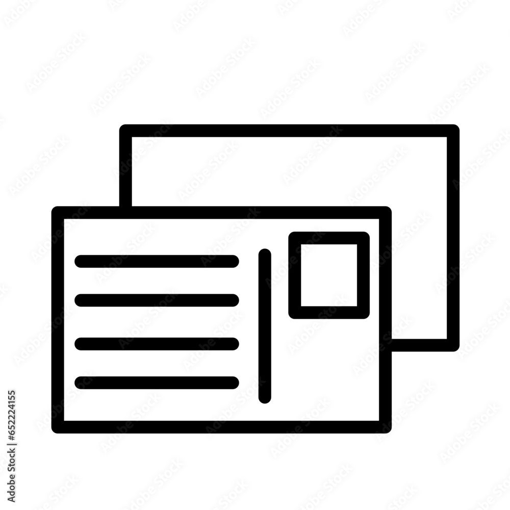 Files Folder Paper Outline Icon Files Folder Paper Outline Icon