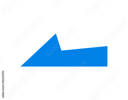 Free Download 青い左向きの矢印のアイコン - GFXLoad