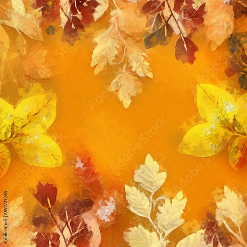 autumn leaves background leaves frame 