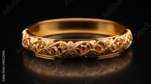 Indian design gold bangle photo