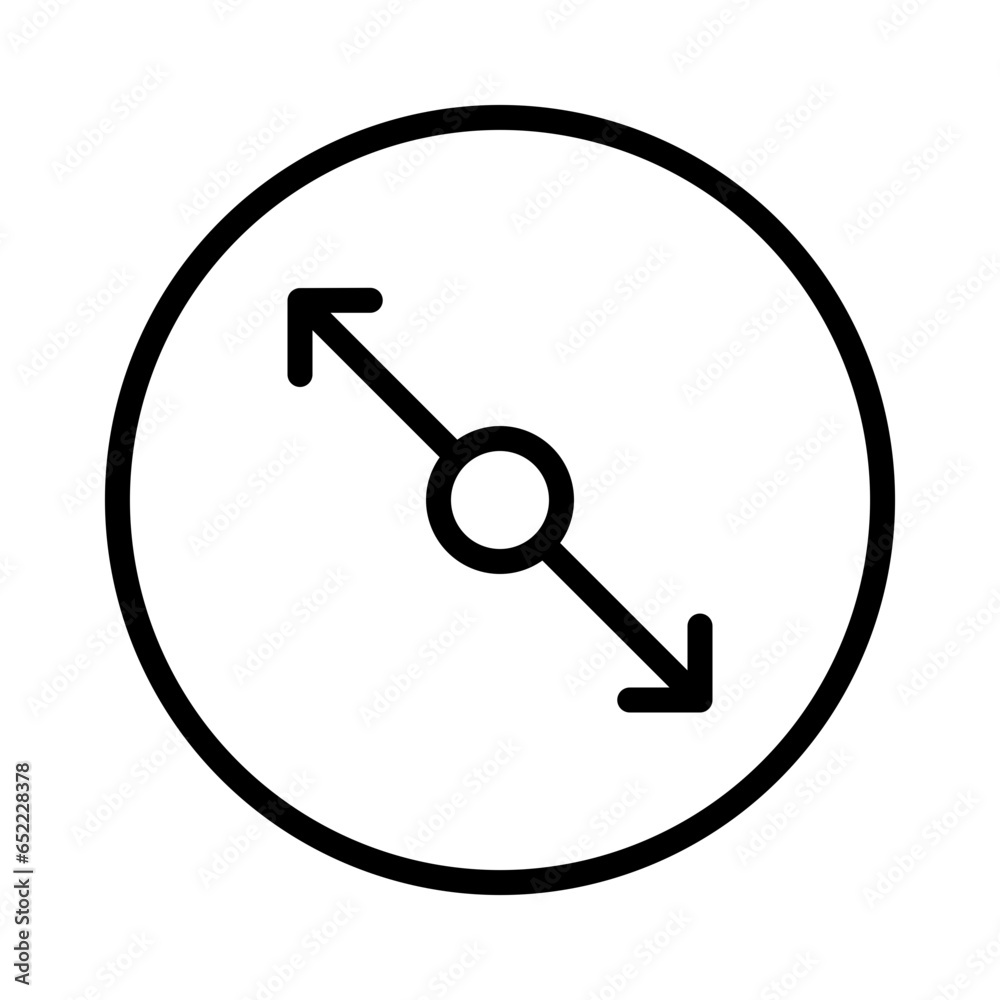 Activity Arrow Circle Outline Icon Activity Arrow Circle Outline Icon
