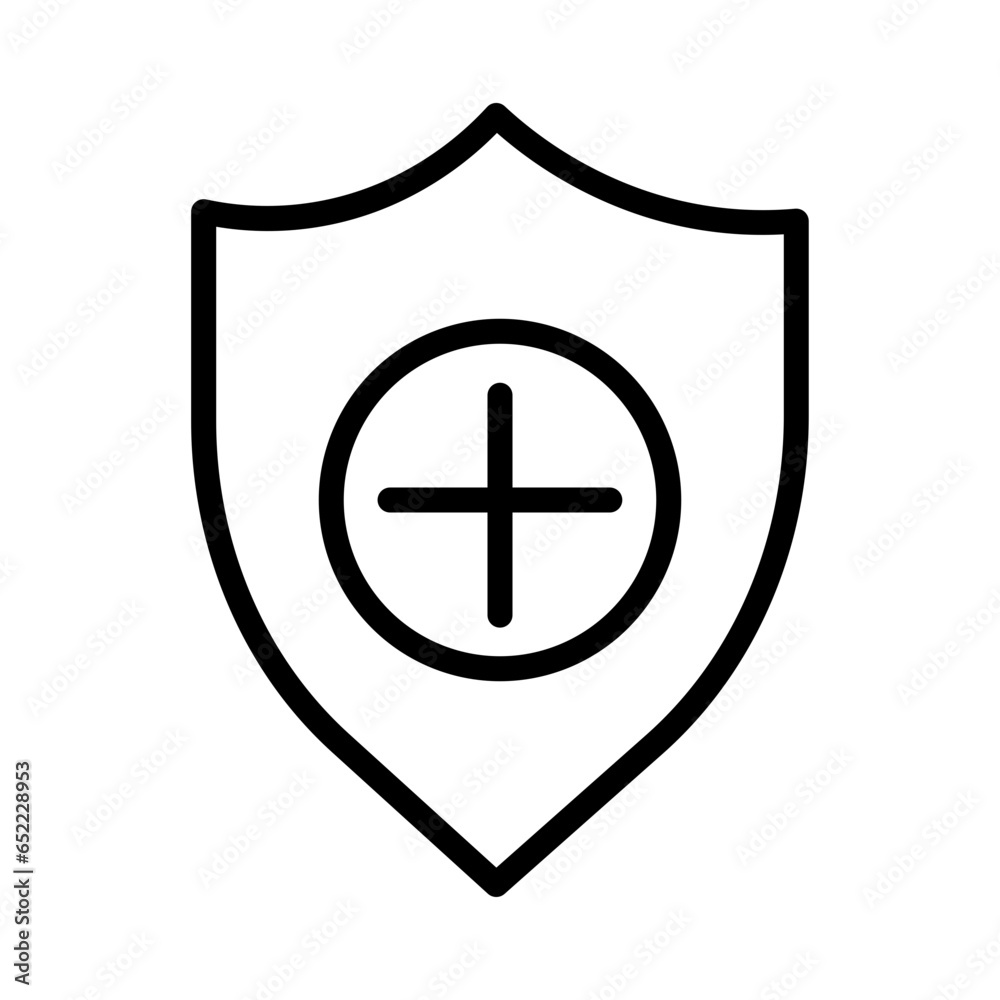 Fototapeta premium Training Body Health Outline Icon