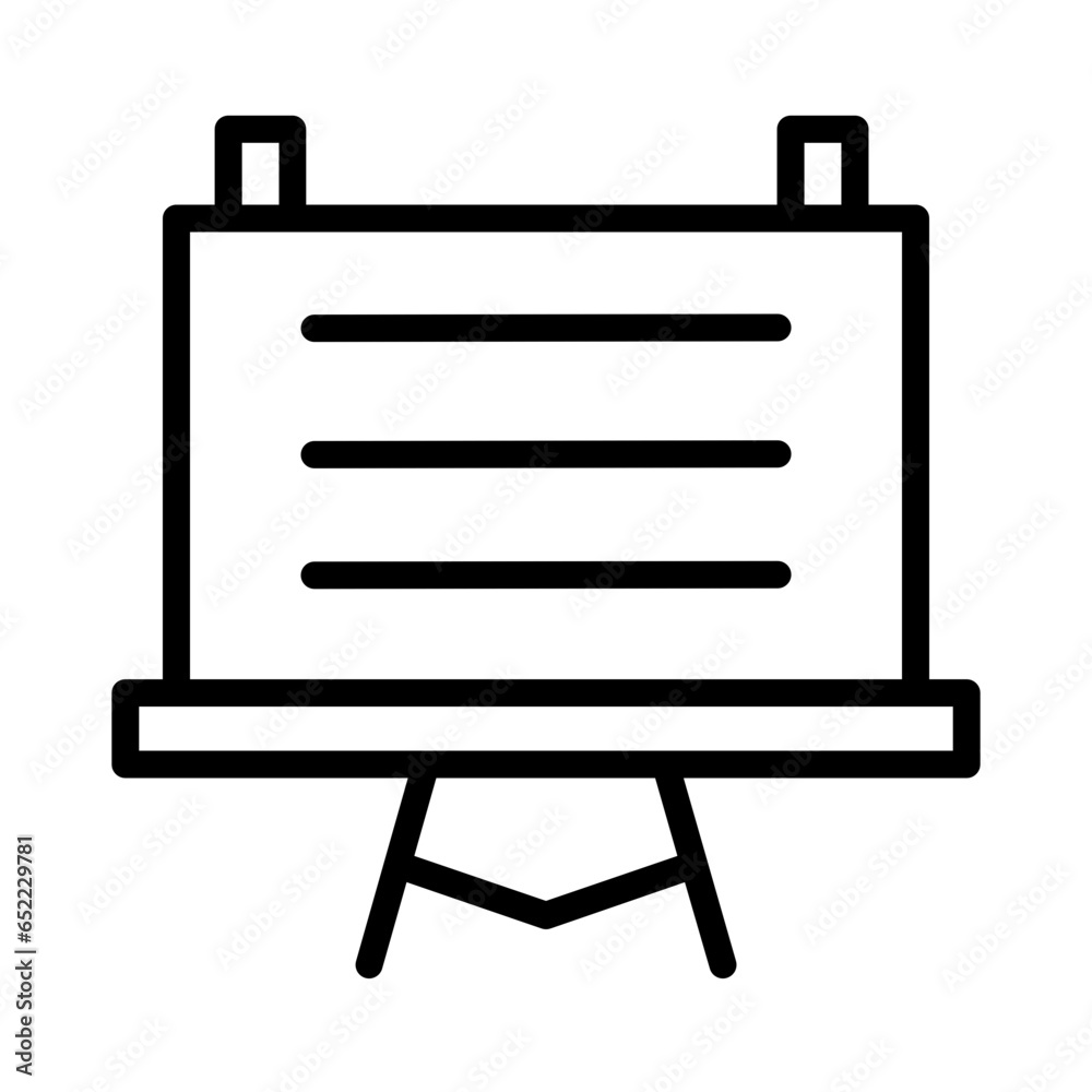 Presentation Report Business Outline Icon Presentation Report Business Outline Icon