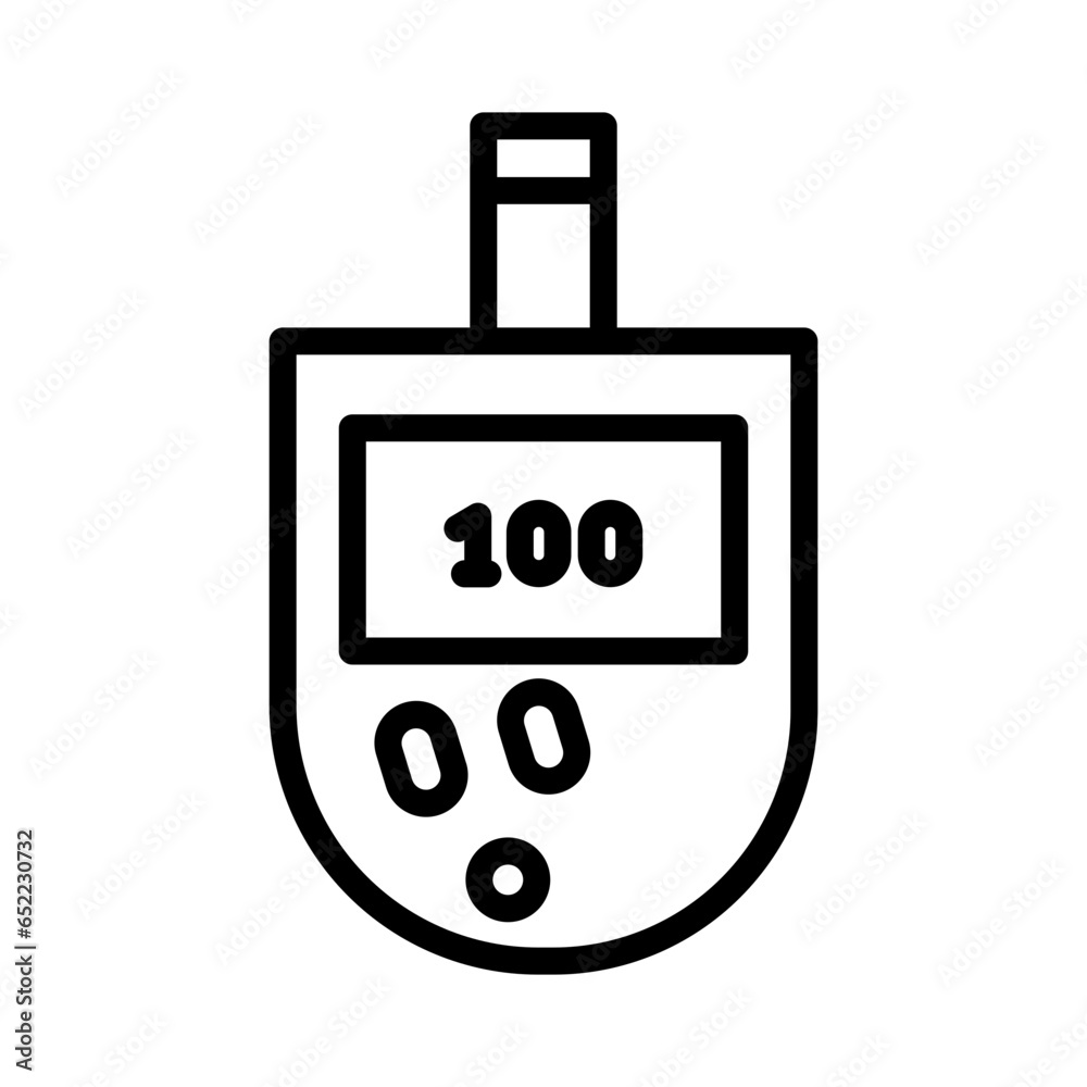 Checker Blood Test Outline Icon Checker Blood Test Outline Icon