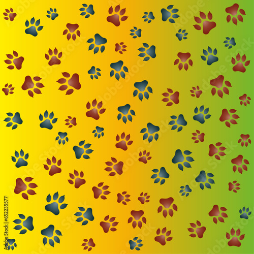 paw pattern 