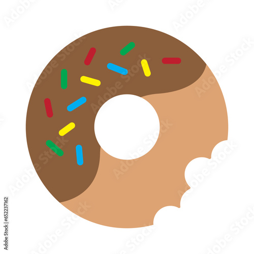 donut icon vector