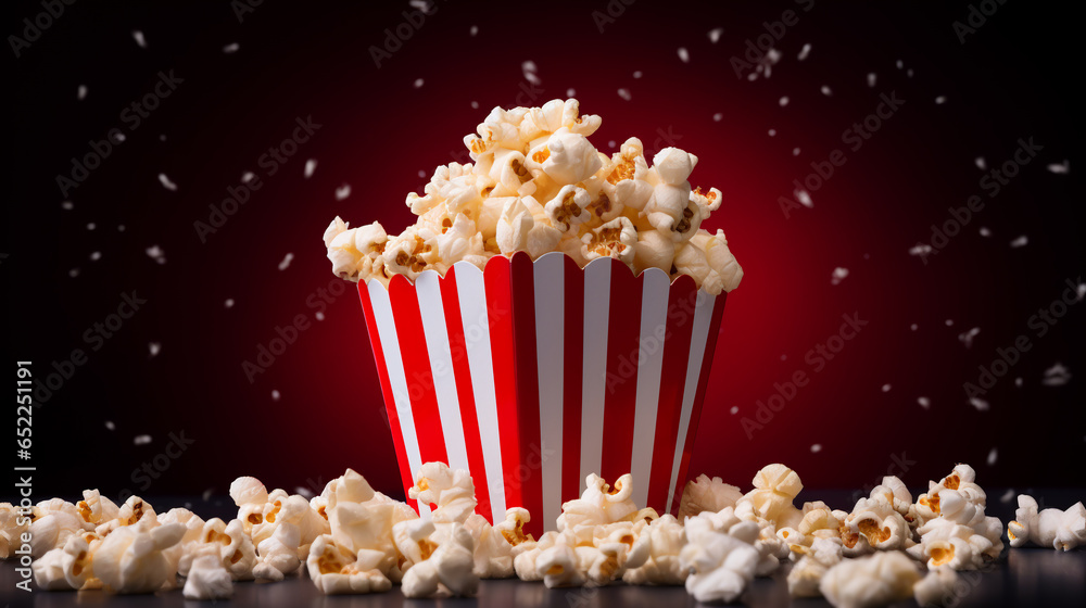 Popcorn at the movies. ai generative