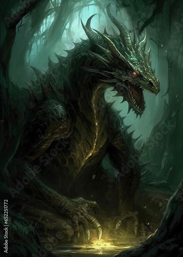 Dragon. A mythical creature © iryna