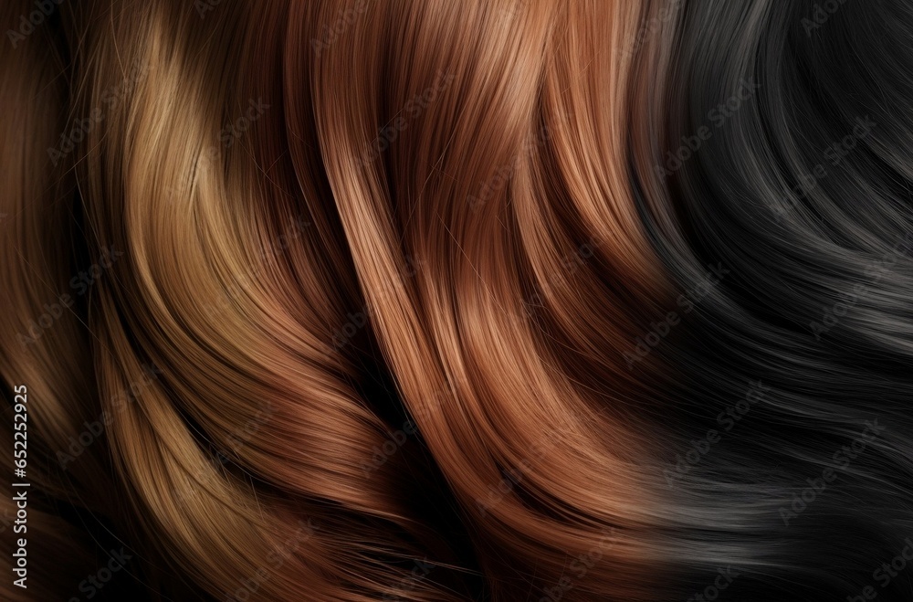 Texture of beautiful hair with three colors. Texture of beautiful hair with three colors.