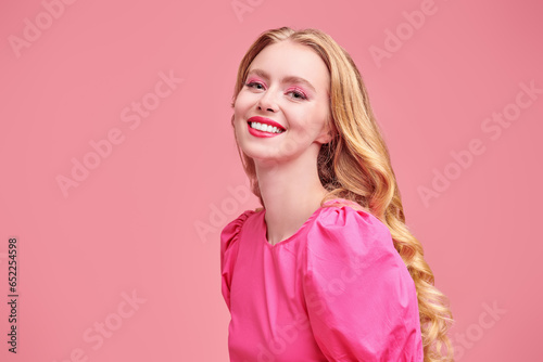charming open smile