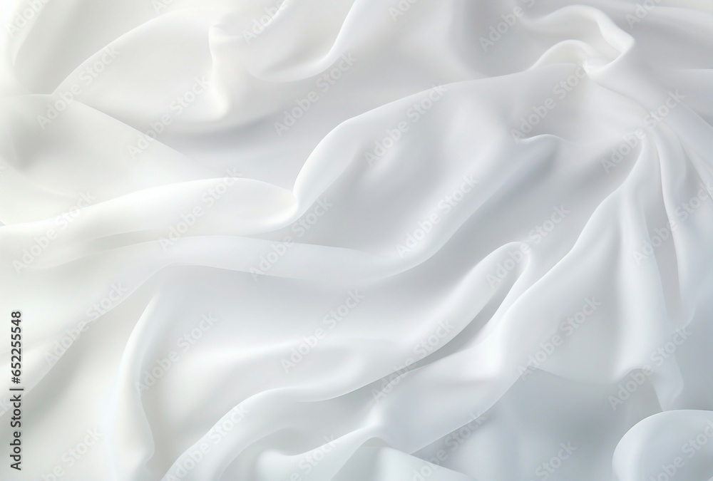 A close-up view of a textured white fabric A close-up view of a textured white fabric