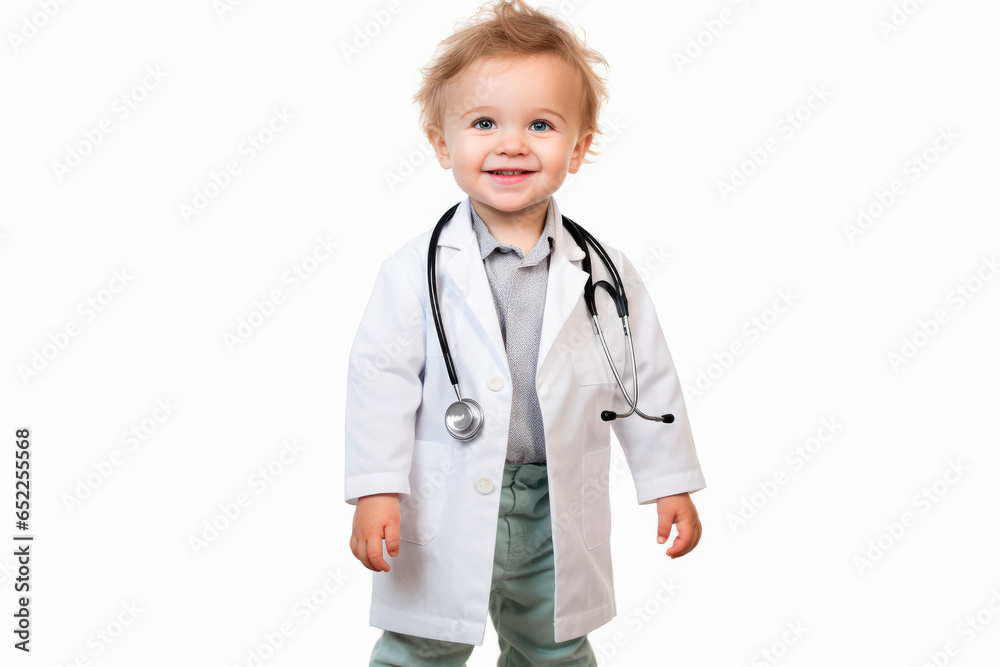 Tiny Veterinarian's Carnival Adventure. Adorable Toddler and Canine Friend in Dress-Up Fun. Tiny Veterinarian's Carnival Adventure. Adorable Toddler and Canine Friend in Dress-Up Fun.