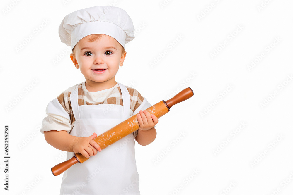 Toddler Culinary Cutie: Full-Body Portrait of a Chef Costume on a Clean White Background, Ideal for Copy Space
Toddler Culinary Cutie: Full-Body Portrait of a Chef Costume on a Clean White Background, Ideal for Copy Space