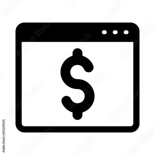 Monetize Glyph Glyph Icon Design