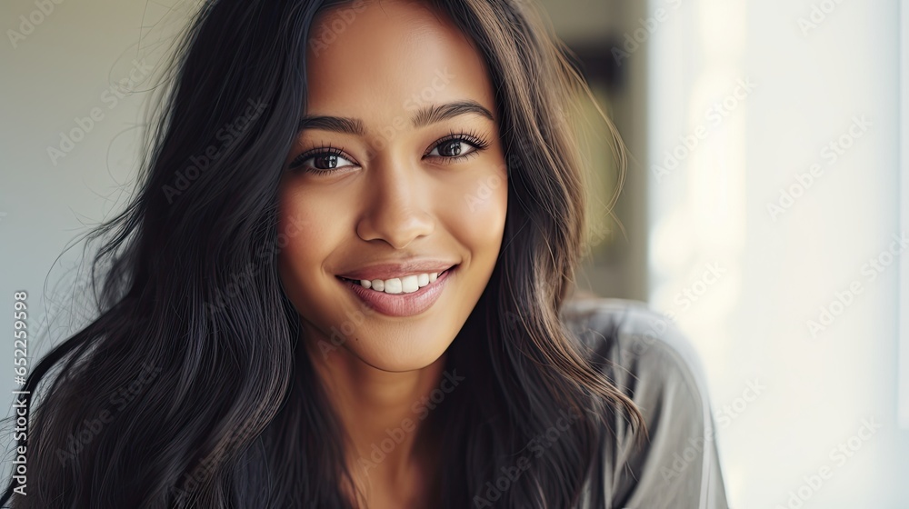 Portrait of beautiful mixed race woman Portrait of beautiful mixed race woman