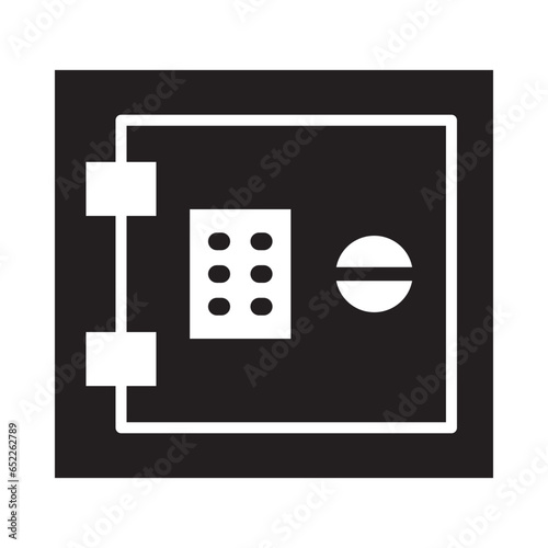 Strongbox Glyph Icon Design