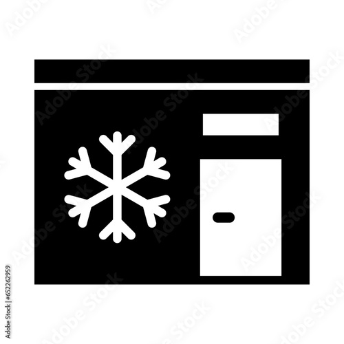 Cold Room Glyph Glyph Icon Design