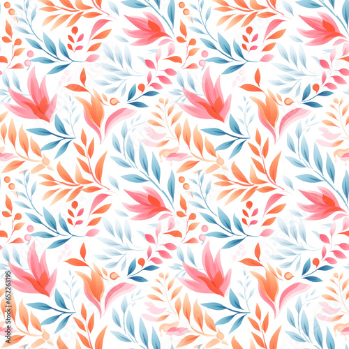 Seamless Pastel Textile illustration abstract floral texture patterns for fabric digital print. Generative AI