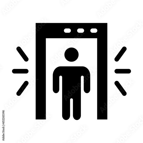Detector Glyph Icon Design