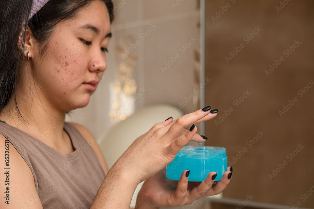 Clear Skin Ahead, Asian Girl's Morning Ritual for Acne-Free Confidence Clear Skin Ahead, Asian Girl's Morning Ritual for Acne-Free Confidence