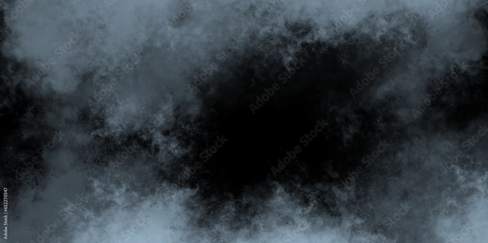 Fototapeta premium Blue sky with clouds watercolor texture streaks. Blue watercolor dark background for your design, watercolor background concept, vector. blue abstract watercolor texture Turquoise background.