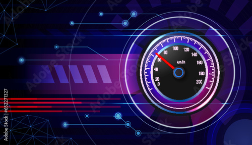 Speedometer Realistic Background