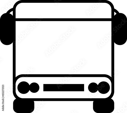 bus icon black