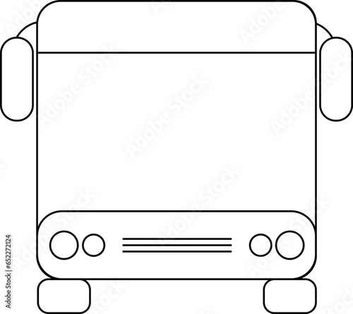 bus icon outline