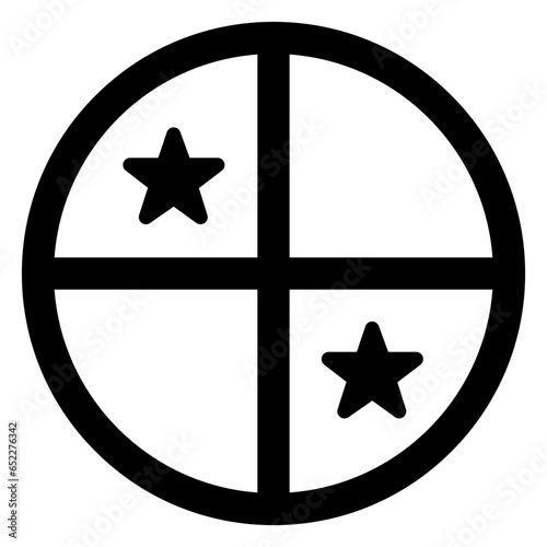 Panama Flag Circle